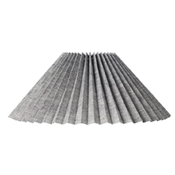 Carolin Plisseskrm 13/25/40cm Sort Nistret - Nielsen Light