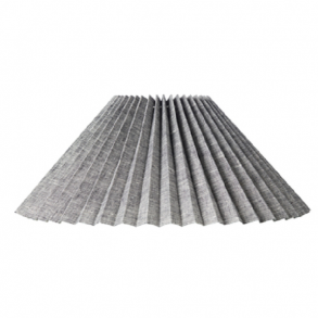 Carolin Plisseskrm 13/25/40cm Sort Nistret - Nielsen Light