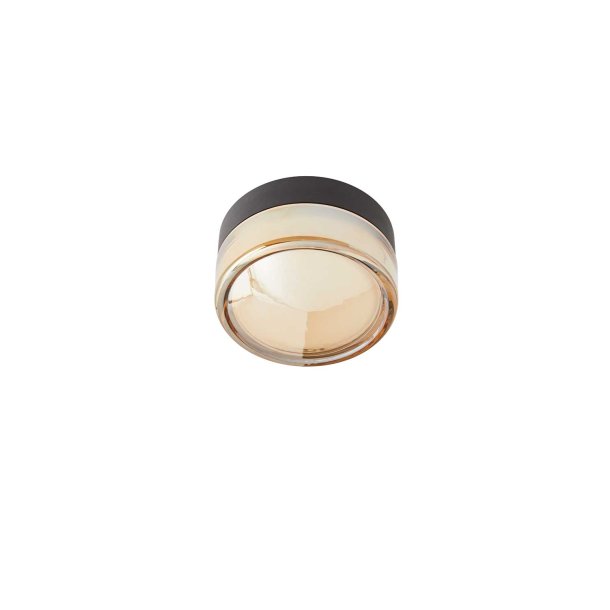 Otto Convex - Vglampe - Sort/Amber - Loom Design