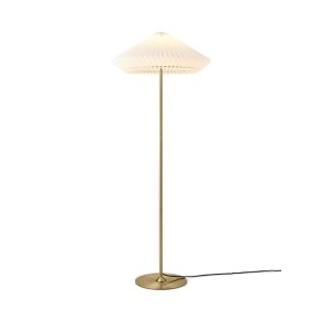 Paris Gulvlampe - 56 - Clean White/Antique Brass
