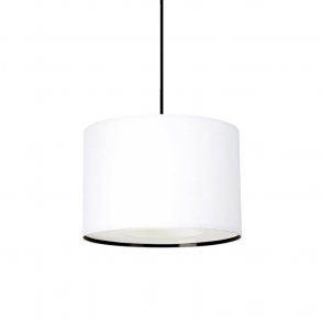 Paso Tri 25 pendel - Hvid med Sort ledning - Dar