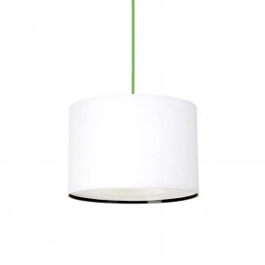 Paso Tri 25 pendel - Hvid med Grn ledning - Dar