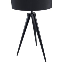 Paso tri 25 bordlampe Sort med Sort skrm - Dar