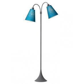Fodgnger Gulvlampe - Soft Gr/Petroleum - Nielsen Light