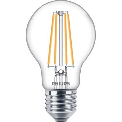 LED P�re - Classic 8,5W (75W) - Klar - Philips 