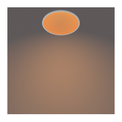 Philips Superslim Plafond - 18W - Hvid - 3-Trins