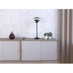 Picasso Bordlampe - H457 - Mat Sort - Belid
