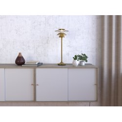 Picasso Bordlampe - H457 - Antik Messing - Belid