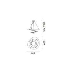 Pirce Micro - Pendel - LED - 2700K - Artemide