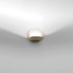 Pirce Micro Parete - Vglampe - Guld - LED - 3000K - Artemide