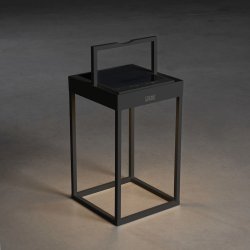 Lanterne - Portofino - USB - Solar - Sort - Konstsmide