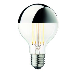 Globe Silver Crown - E27 - 3,5W LED - D�mpbar - 2700K - Design By Us