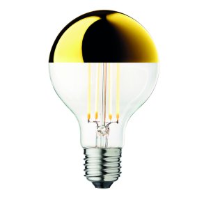 Globe Gold Crown - E27 - 3,5W LED - D�mpbar - 2700K - Design By Us