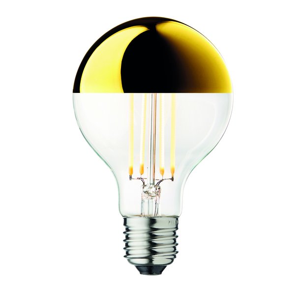 Globe Gold Crown - E27 - 3,5W LED - D�mpbar - 2700K - Design By Us