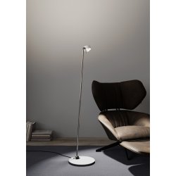 Puk 80 Gulvlampe - LED - Mat Nikkel - Top-Light