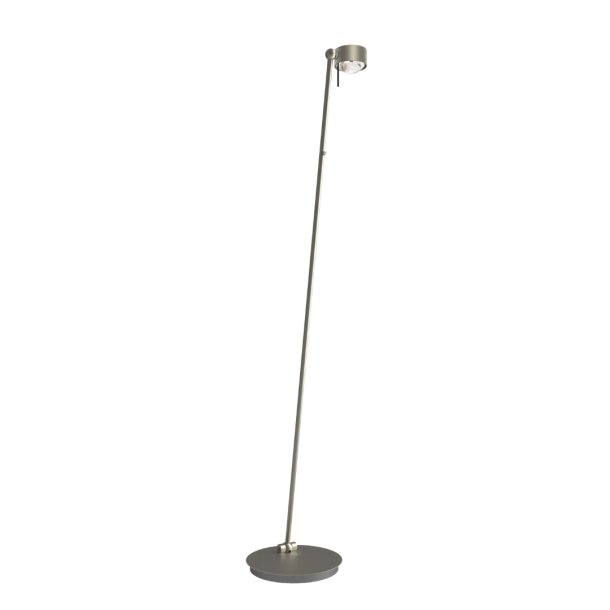 Puk 80 Gulvlampe - LED - Mat Nikkel - Top-Light
