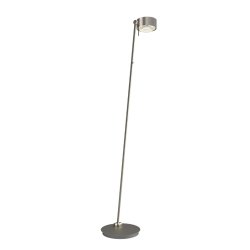 Puk 120 Gulvlampe - LED - Mat Nikkel - Top-Light