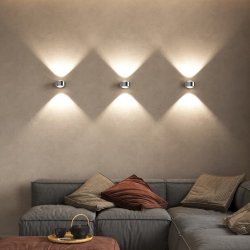 Puk Maxx Vglampe LED - Guld - Top-Light