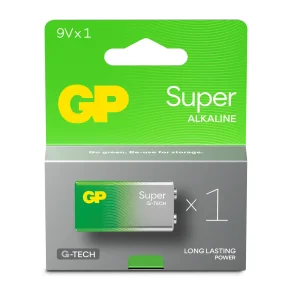 GP Super Alkaline - 9V/E - Batteri