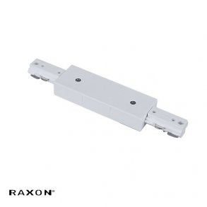 Center Power til Strømskinne - Hvid - Raxon