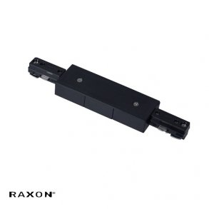 Center Power til Strømskinne - Sort - Raxon