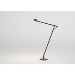 String gulvlampe - Sort - Orange Ledning - Rotaliana