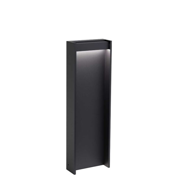 Slat 70 Poller - Udendrs Havelampe - Sort - IP44.de