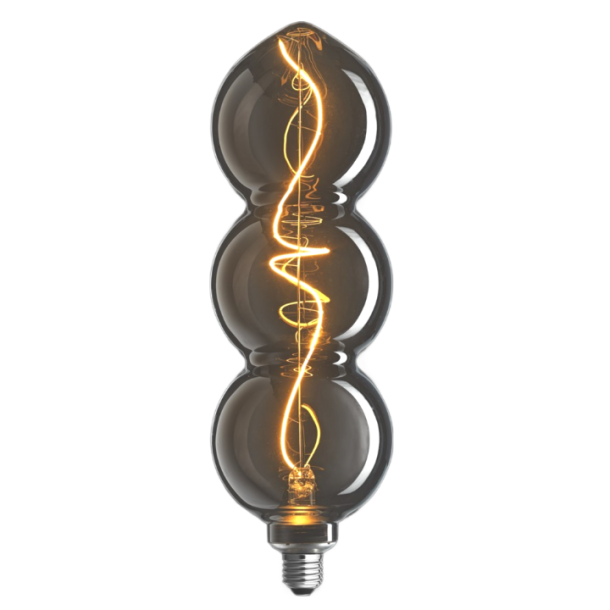 Triple Pre Nero - LED - E27 - 4w - 3 Trins - 1800K - Klar - Unison