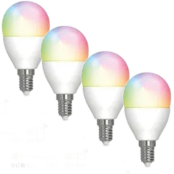 4 Pack - Kronepre - E14 - (470lm) Smart Pre - 2700-6500+RGB - Dura