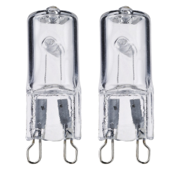 Halogenp�re klar - G9 -28/33W - 230V - 2 PAK - Unison