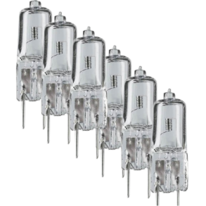 Halogenpre klar - G4 - 20W - 12V - GN - 6 Styk.