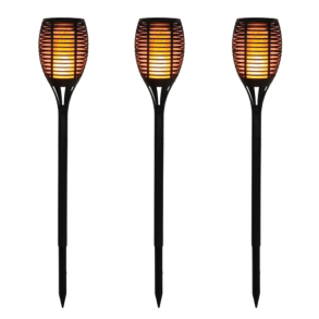 3 Stk. Solar lampe - Solar fakkel - 60cm - Torch - Veli Line 