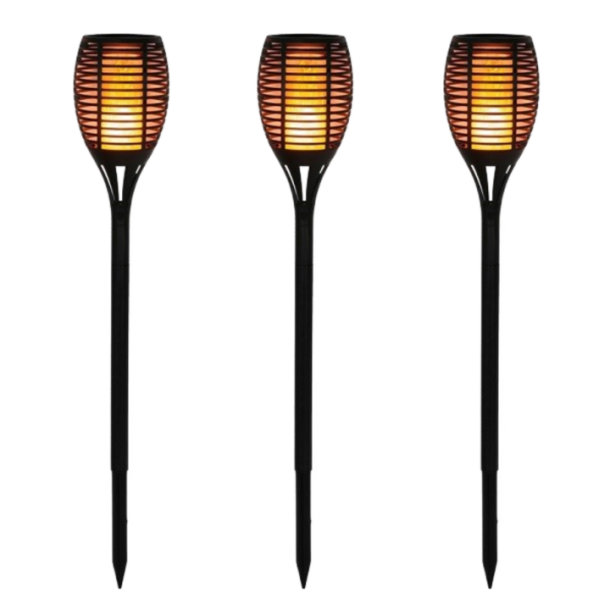 3 Stk. Solar lampe - Solar fakkel - 60cm - Torch - Veli Line 