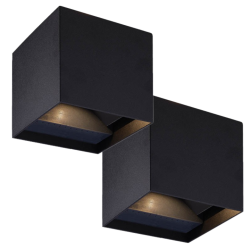 Funkis 12 Kube LED - ude / Inde Vglampe - Raxon - 2 Styk