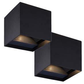 Funkis 12 Kube LED - ude / Inde Vglampe - Raxon - 2 Styk