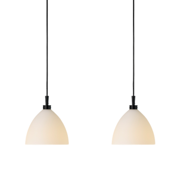 Mega Dove pendler - Opal - Sort - Herstal - 2 STYK