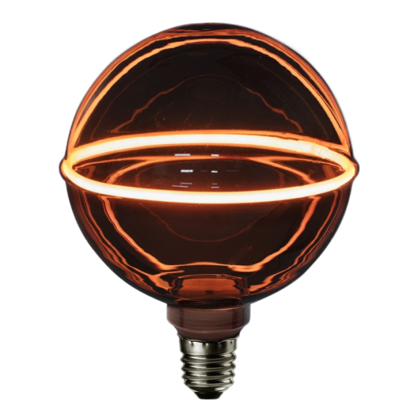 O-LED Globe Pre - Nero - E27 - 4w (25lm) - 1800K - Unison