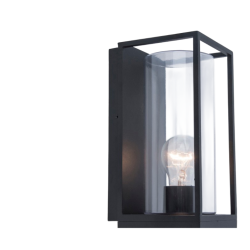 Flair V�glampe - Small - Mat Sort - Lutec