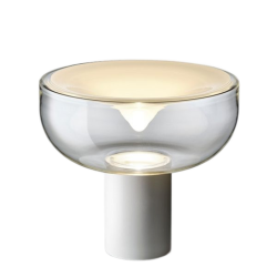 Aella T 45 Bordlampe - 2700K - Transparent/Hvid - Leucos