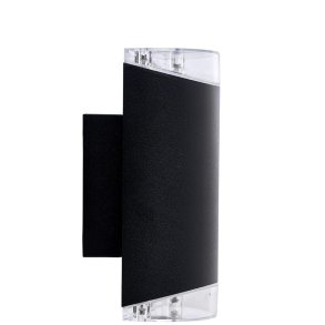 Ribe Dobbelt Vglampe - Mat Sort - Dyberg Larsen