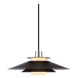 Rivoli Pendel - Sort/Krom - 40 - Halo Design