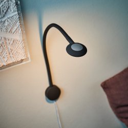 RL 27 Vglampe - LED - W1 USB-A &amp; USB - Sort - Raxon