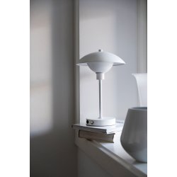 Roma Genopladelig Bordlampe - Hvid - Dyberg Larsen