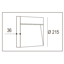 Roma Q - Udendrs - LED Vglampe - Raxon