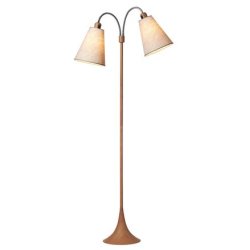 Fodg�nger Gulvlampe - Tr�look/Sand - Nielsen Light