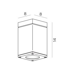 Sandvik Loftlampe - Grafit - Norlys