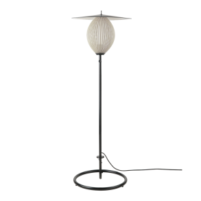 Satellite Gulvlampe - Creme Hvid/Sort - Udendrs - Gubi