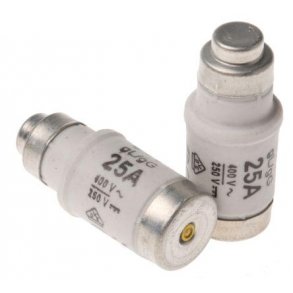 Sikringer 25A D02 - 10 stk.