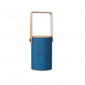 Silo 1 Bluetooth Hjtaler - Bl/Messing - Loom Design