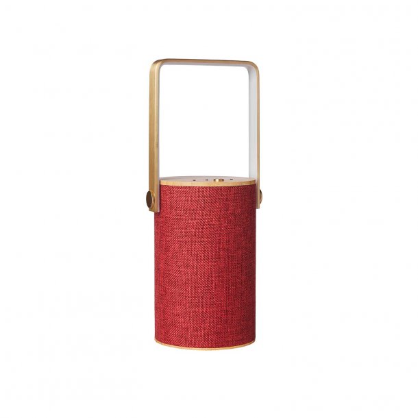 Silo 1 Bluetooth Hjtaler - Rd/Messing - Loom Design